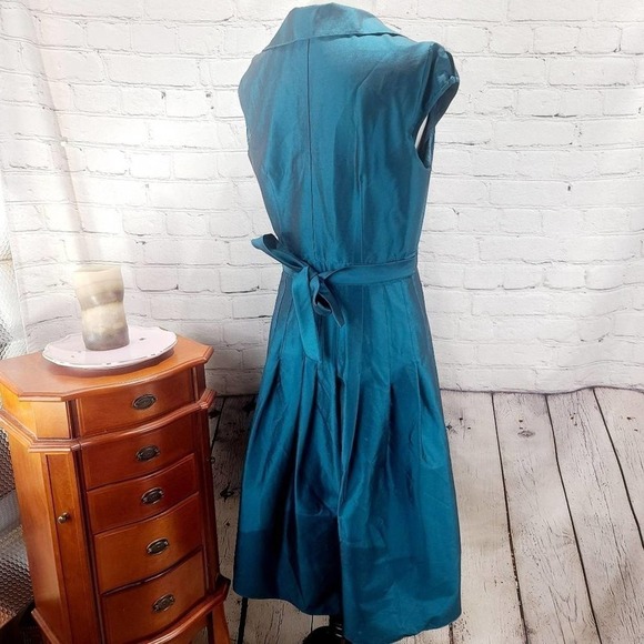 PS...STYLE Blue Fit and Flare Capped monochrome - Picture 14 of 15